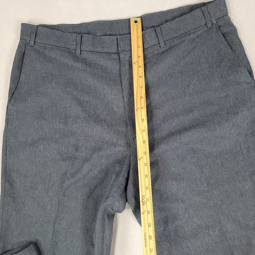 Vintage Levi Strauss Action Slacks Men 40x32 Blue Gray Straight Fit Trousers USA